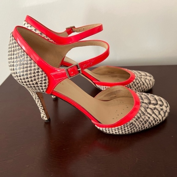 Kate Spade New York Leather D'Orsay Pumps Animal Print Size 9 - Picture 10 of 12